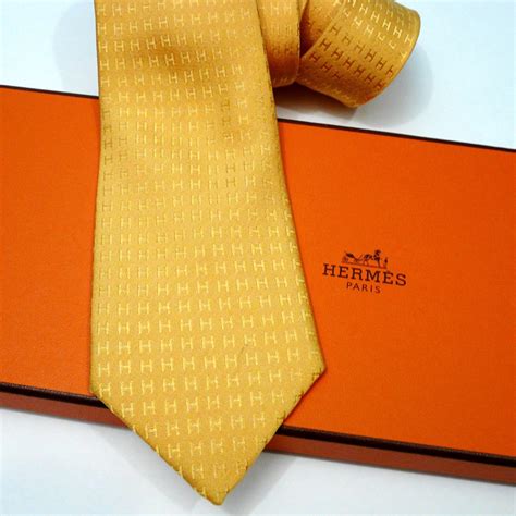 yellow hermes tie|hermes ties review.